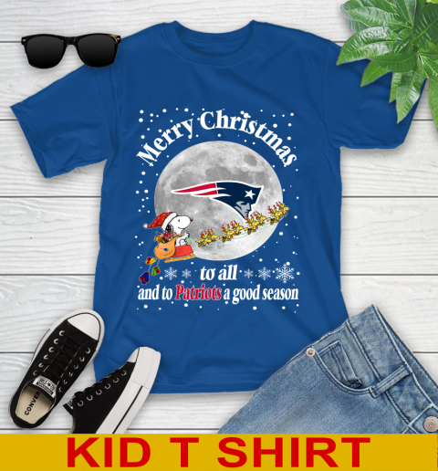 New England Patriots Merry Christmas To All And To Patriots A Good Season NFL Football Sports Youth T-Shirt 10