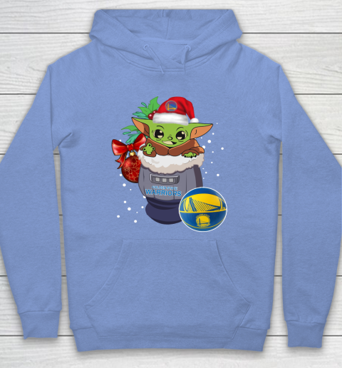 Golden State Warriors Christmas Baby Yoda Star Wars Funny Happy NBA Hoodie 11