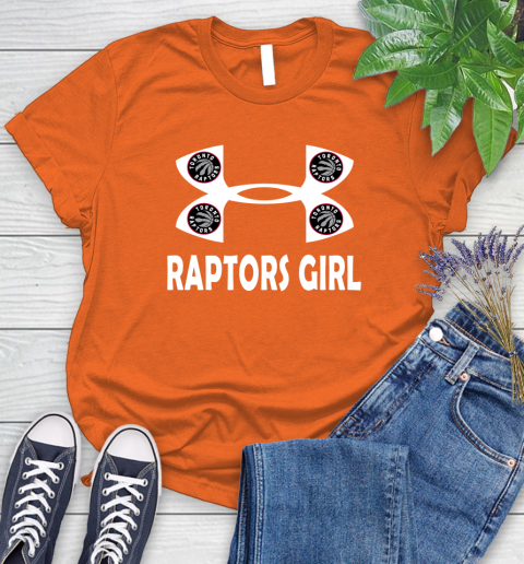 NBA Toronto Raptors Girl Under Armour Basketball Sports Women's T-Shirt 3
