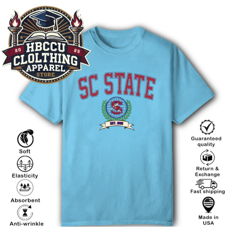 xwzf bulldog south carolina state university hbcu classic t shirt 2 front sky HBCU Clothing Apparel