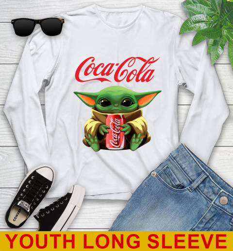 Star Wars Baby Yoda Hugs Coca Cola Soft Drink Shirt 122