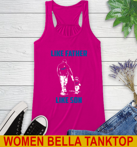 Los Angeles Dodgers MLB Baseball Like Father Like Son Sports Racerback Tank 6