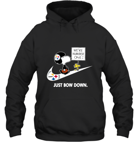 Pittsburgh Steelers Are Number One – Just Bow Down Snoopy Hoodie