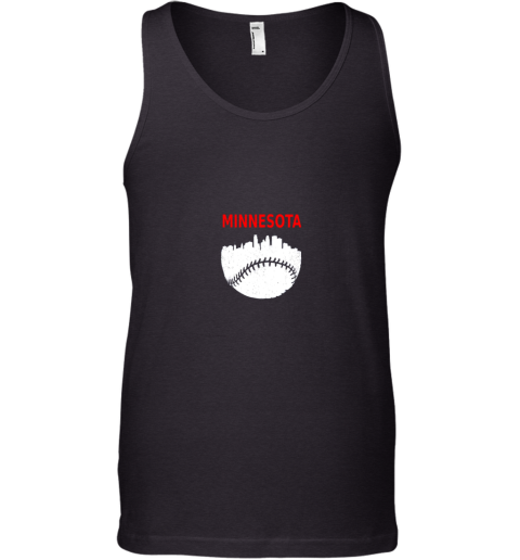Retro Minnesota Baseball Minneapolis Cityscape Vintage Shirt Tank Top