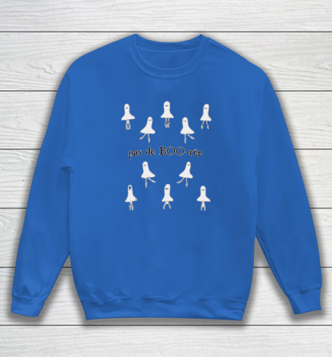 GHOST Pas de BOO rée Ballet Dancer Spooky Halloween Sweatshirt 5