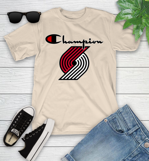 NBA Basketball Portland Trail Blazers Champion Shirt Youth T-Shirt 9