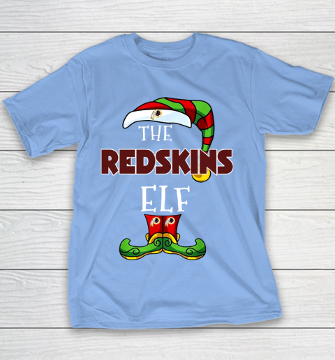 Washington Redskins Christmas ELF Funny NFL Youth T-Shirt 8