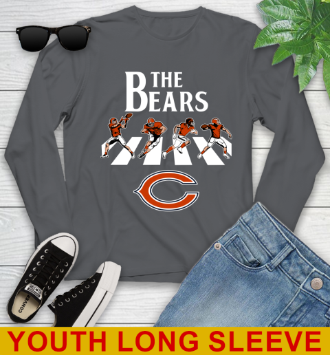 NFL Football Chicago Bears The Beatles Rock Band Shirt Youth Long Sleeve 9