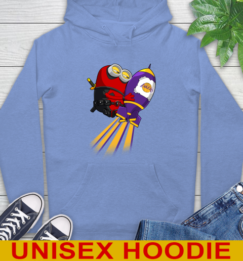 NBA Basketball Los Angeles Lakers Deadpool Minion Marvel Shirt Hoodie 11