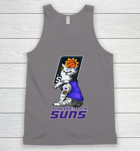 NBA Basketball My Cat Loves Phoenix Suns Tank Top 6