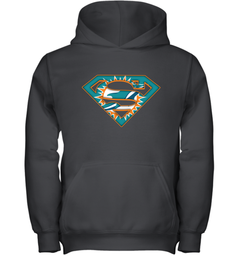 We Are Undefeatable The Miami Dolphins x Superman NFL Youth Hoodie