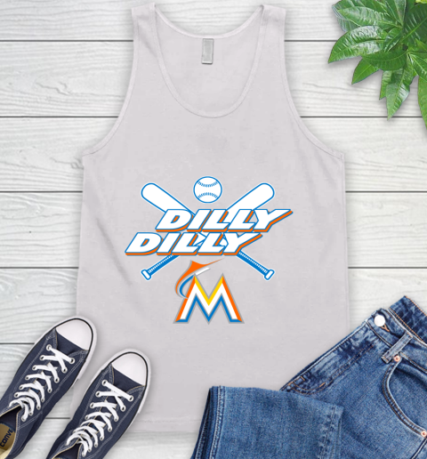 MLB Miami Marlins Dilly Dilly Baseball Sports Tank Top
