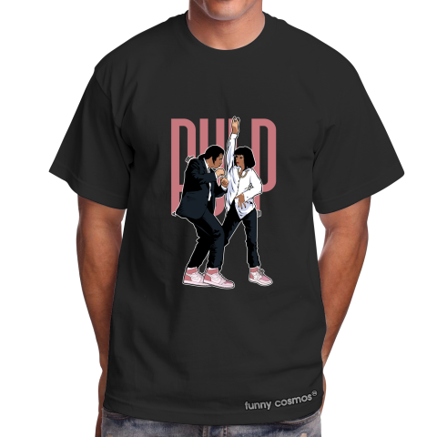 Air Jordan 1 Mid Digital Pink Matching Sneaker Tshirt Pulp Fiction Dance Pink and White Jordan Tshirt