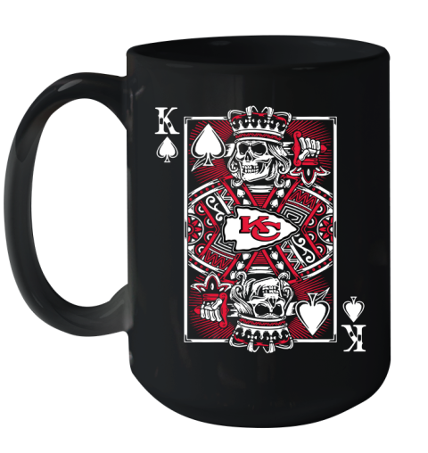 Kansas City Chiefs NFL Football The King Of Spades Death Cards Shirt Ceramic Mug 15oz