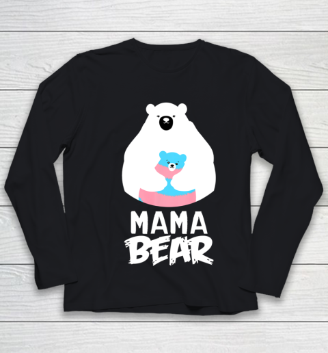 Mama Bear Transgender Shirt LGBT Pride Youth Long Sleeve