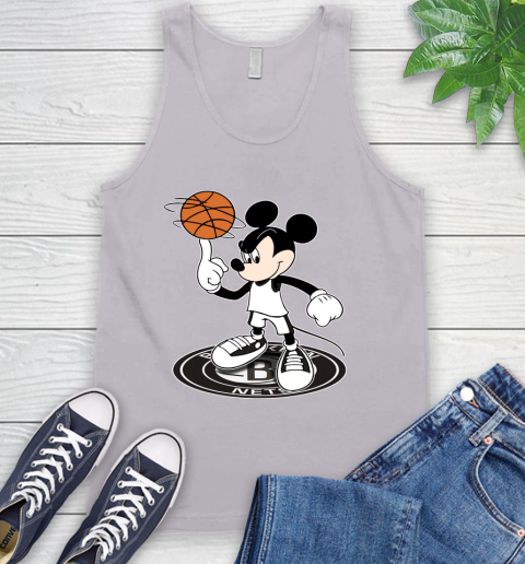 NBA Basketball Brooklyn Nets Cheerful Mickey Disney Shirt Tank Top 5 NBA Basketball Brooklyn Nets Cheerful Mickey Disney Shirt Tank Top - Image 5
