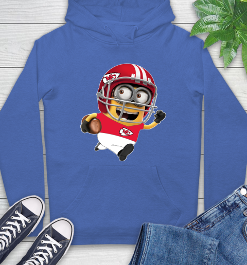 NFL Kansas City Chiefs Minions Disney Football Sports Hoodie 9