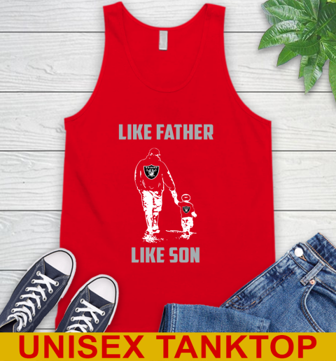 Oakland Raiders NFL Football Like Father Like Son Sports Tank Top 5