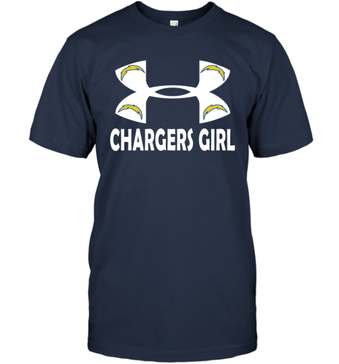 NFL Los Angeles Chargers Girl Under Armour Football Sports PyKMYCAl82m classic t shirt 2 95 151514 front navy