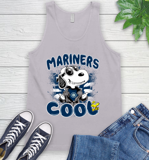 MLB Baseball Seattle Mariners Cool Snoopy Shirt Tank Top 3