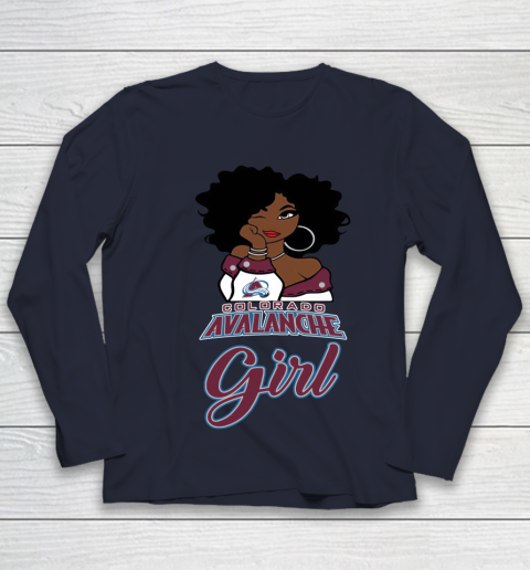 Colorado Avalanche Girl NHL Youth Long Sleeve 3