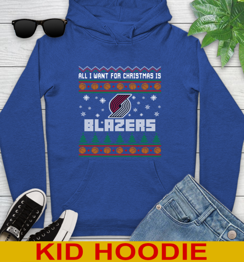 NBA All I Want For Christmas Is Portland Trail Blazers Basketball Sports 137