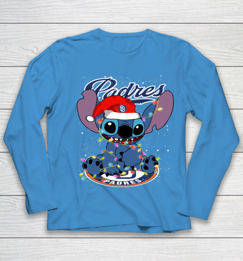 San Diego Padres MLB noel stitch Baseball Christmas Youth Long Sleeve 4