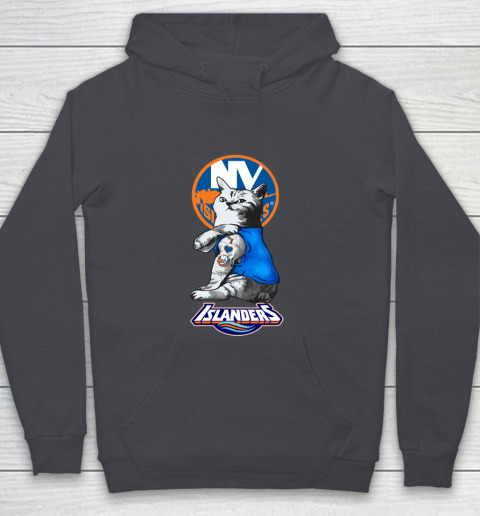 NHL My Cat Loves New York Islanders Hockey Youth Hoodie 5