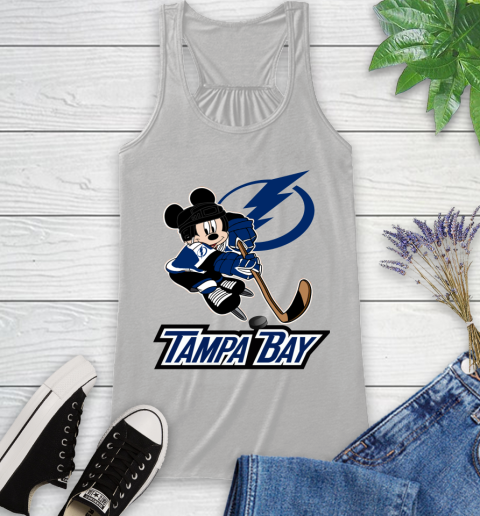 NHL Tampa Bay Lightning Mickey Mouse Disney Hockey T Shirt Racerback Tank