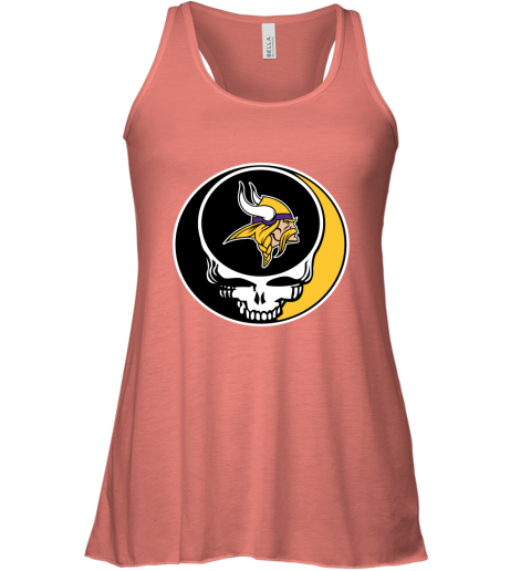 NFL Minnesota Vikings Grateful Dead Rock Band Football Sports Z8BzUXUyv3I flowy tank 32 95 151514 front coral