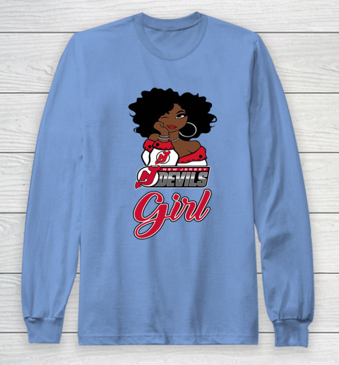 New Jersey Devils Girl NHL Long Sleeve T-Shirt 11