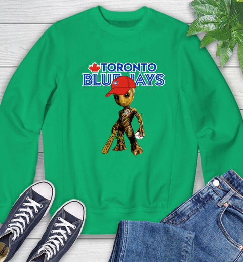 MLB Toronto Blue Jays Groot Guardians Of The Galaxy Baseball Sweatshirt 6