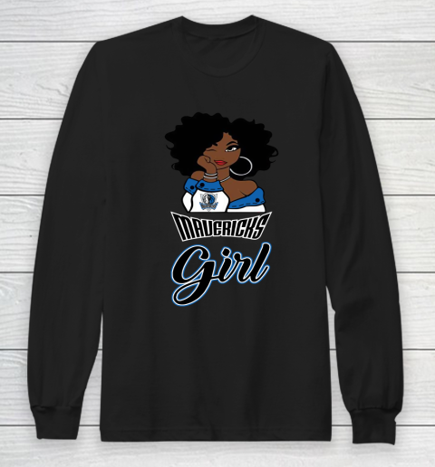 Dallas Mavericks Girl NBA Long Sleeve T-Shirt