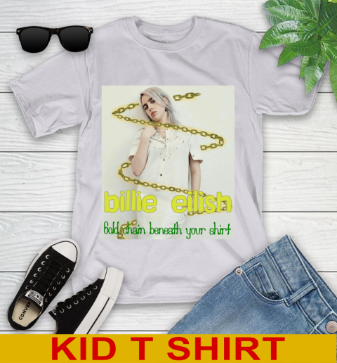 Billie Eilish Gold Chain Beneath Your Shirt 105