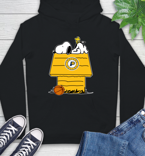 Indiana Pacers NBA Basketball Snoopy Woodstock The Peanuts Movie Hoodie 2