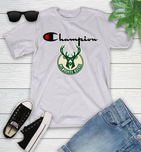 NBA Basketball Milwaukee Bucks Champion Shirt Youth T-Shirt 2
