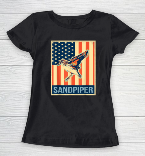 Vintage US Flag Sandpiper Women's T-Shirt