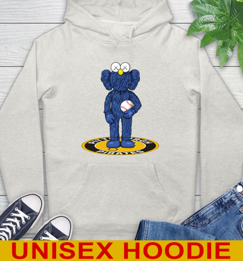 MLB Baseball Pittsburgh Pirates Kaws Bff Blue Figure Shirt Hoodie 12