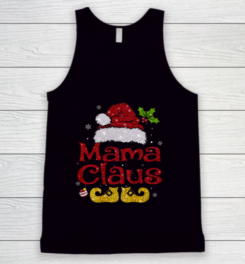 Funny Santa Mama Claus Christmas Matching Family Group Tank Top