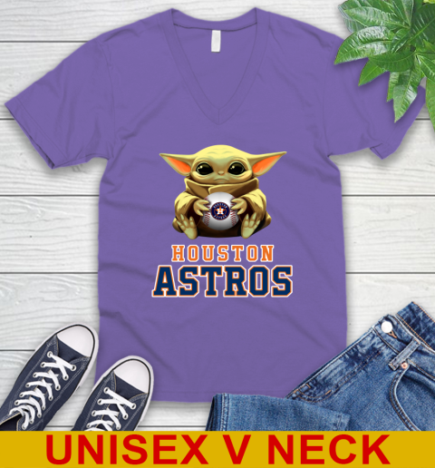MLB Baseball Houston Astros Star Wars Baby Yoda Shirt 57
