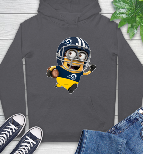 NFL Los Angeles Rams Minions Disney Football Sports Hoodie 7