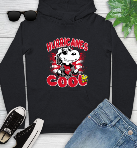NHL Hockey Carolina Hurricanes Cool Snoopy Shirt Youth Hoodie