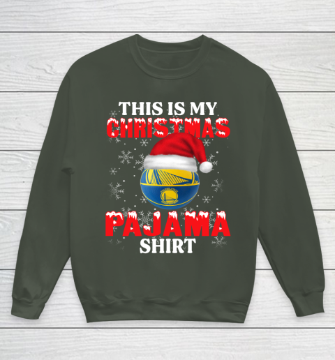 Golden State Warriors This Is My Christmas Pajama Shirt NBA Youth Sweatshirt 8