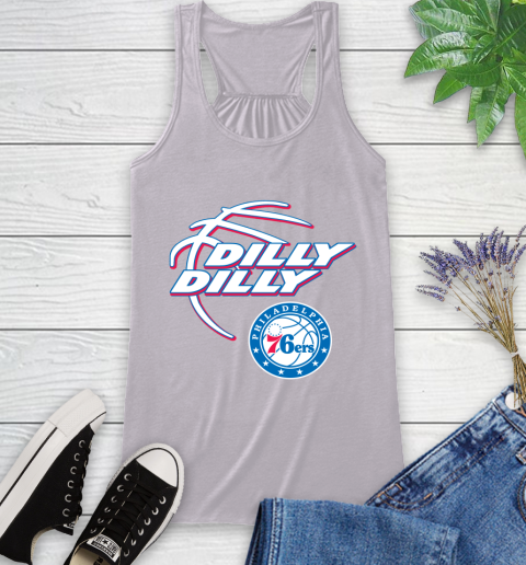 NBA Philadelphia 76ers Dilly Dilly Basketball Sports Racerback Tank 5