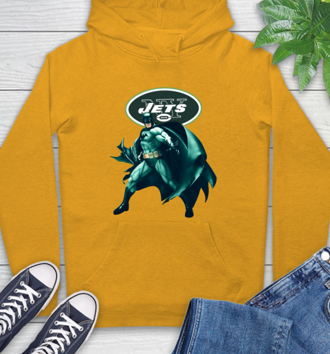 NFL Batman Football Sports New York Jets Hoodie 3