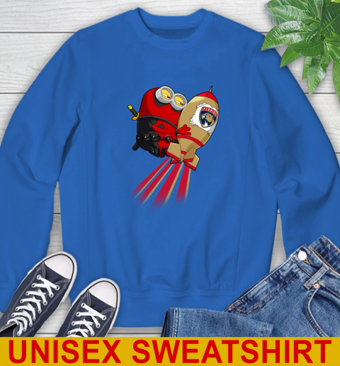 NHL Hockey Florida Panthers Deadpool Minion Marvel Shirt Sweatshirt 11