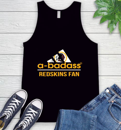 NFL A Badass Washington Redskins Fan Adidas Football Sports Tank Top