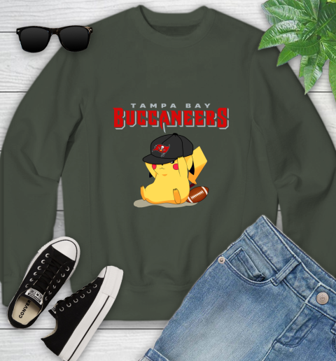 NFL Pikachu Football Tampa Bay Buccaneers Youth Sweatshirt 10