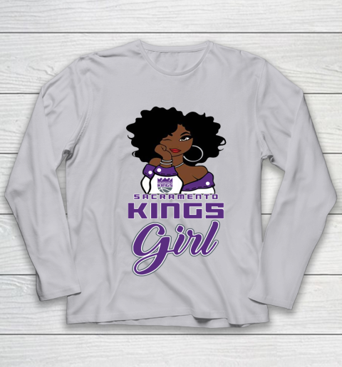 Sacramento Kings Girl NBA Youth Long Sleeve 5