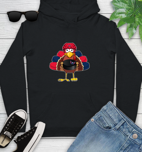 Washington Capitals Turkey Thanksgiving Day Youth Hoodie 2